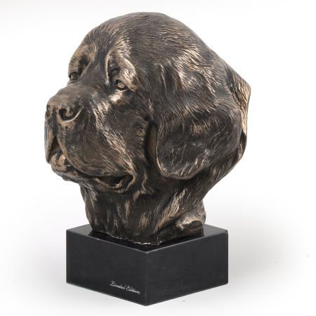 Newfoundland statue on marble base